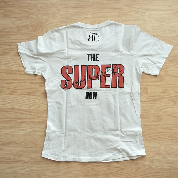 Mario Don Corleone Women's White Funny T Shirt, Top, Size L - Picture 7 of 8